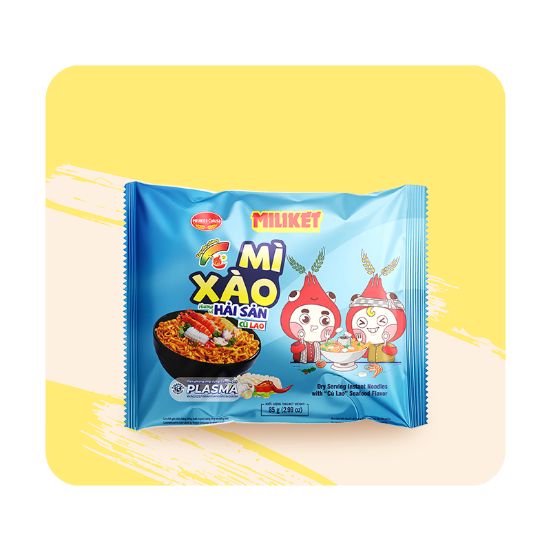 Mì Xào Ăn Liền hương vị Hải Sản Cù Lao 