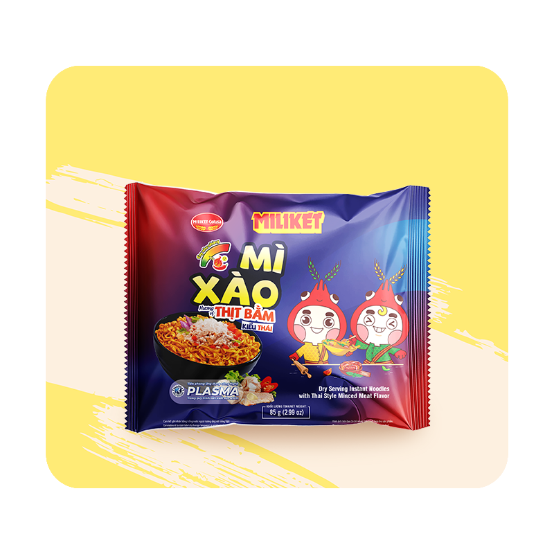 Mì Xào Ăn Liền hương vị Thịt Bằm Kiểu Thái 