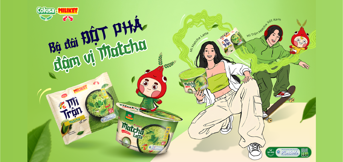 Bộ Đôi Tiên Phong Vũ Trụ Mì Matcha